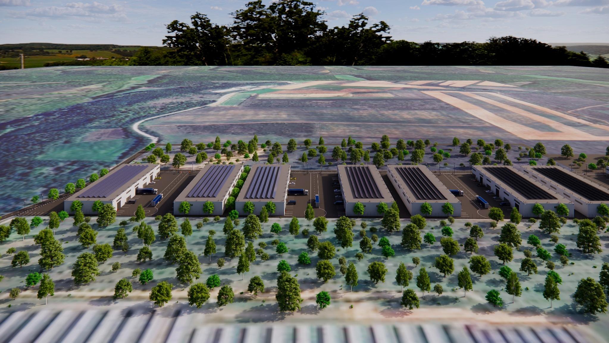 Vizualizim ajror i Peja Industrial Park